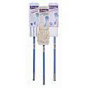 Spontex Mop Baumwollwischer Profi Flachmop mit Teleskopstange 140cm