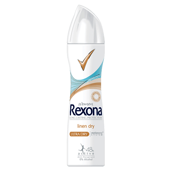 Rexona Dry Linen Trockenes Antitranspirant Deodorant Spray für Frauen 150 ml