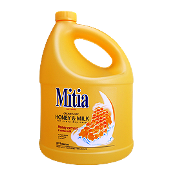 Mitia Honig & Milch Flüssigseife 5 l