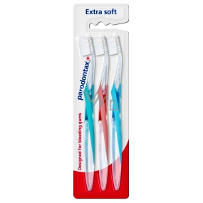 Parodontax Extra Soft extra weiche Zahnbürste für Zahnfleischbluten 3 Stück