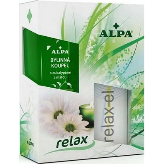 Alpa Kräuterbad 250 ml + Relaxel Medizinprodukt 75 g, Kosmetikset