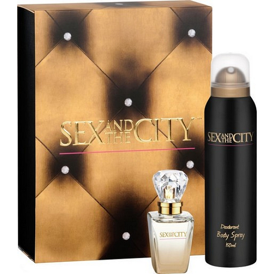 Sex and The City Sex and The City parfümiertes Wasser für Frauen 30 ml + Körperlotion 150 ml, Geschenkset