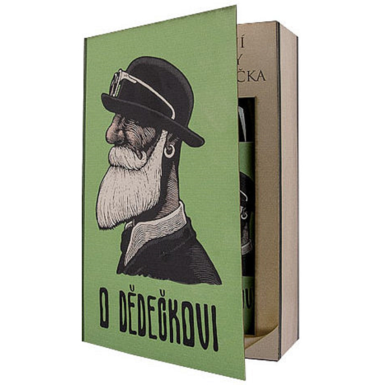 Bohemia Gifts Märchen vom Großvater Duschgel 250 ml + Ölbad 200 ml (mit angenehmem Zitrusduft), Buch-Kosmetikset