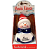 Nekupto Schneemann mit Widmung Cooler Freund Weihnachtsdekoration Größe 8 cm blau