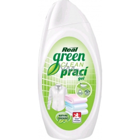 Real Green Clean Waschgel für weiße und farbige Wäsche 1 l