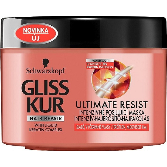 Gliss Kur Ultimate Resist Stärkungsmaske für schwaches, erschöpftes Haar 200 ml