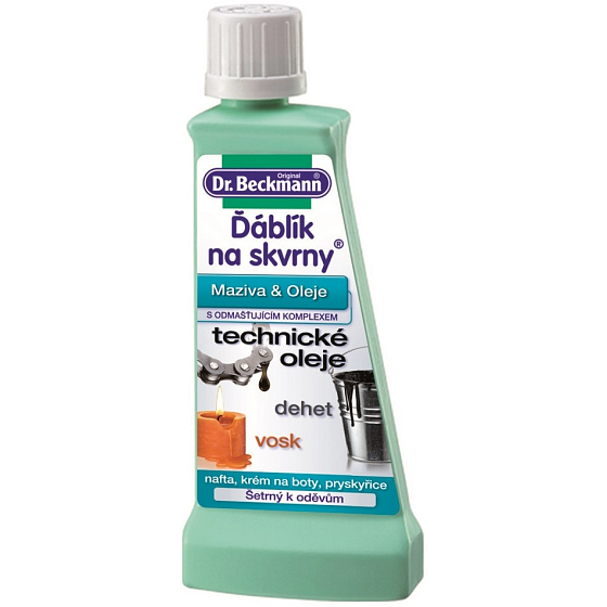 DR. Beckmann Devil für Flecken Schmiermittel, Öl, Teer, Wachs 50 ml