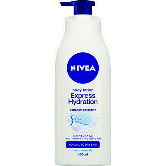 Nivea Express Hydration Light Körperlotion 400 ml normale bis trockene Haut