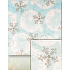 Nekupto Geschenkpapier 70 x 200 cm Weihnachtsgold und hellblaue Schneeflocken