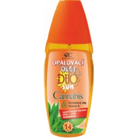 Bione Cosmetics Duo Sun Cannabis + Panthenol OF14 Sonnenöl 150 ml
