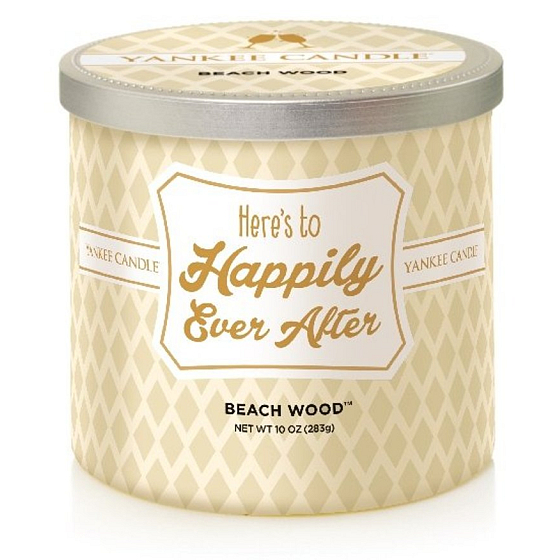 Yankee Candle Scentiments zum Glück seit jeher Tumbler Beach Wood 283 g