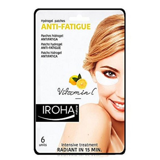 Iroha Anti-Fatigue Hydrogel Augenpolster für müde Haut mit Vitamin C 6 Stück