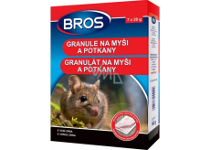 Bros Granulat gegen Mäuse und Ratten, 140 g