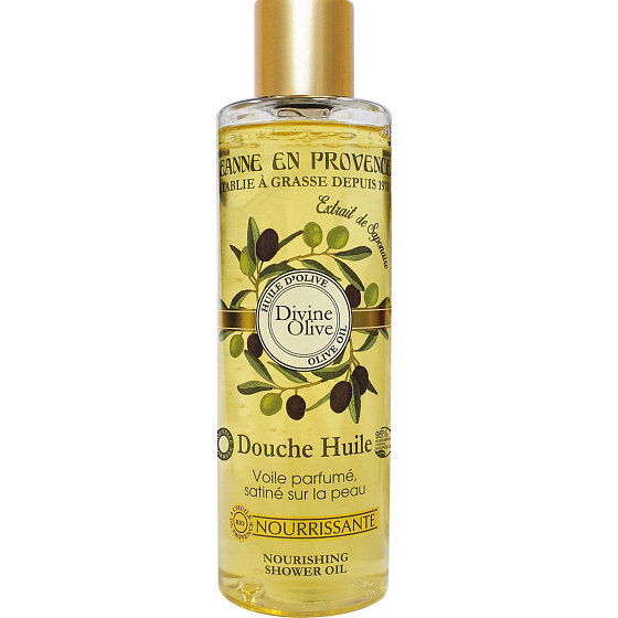 Jeanne en Provence Divine Olive nährendes Duschöl 250 ml