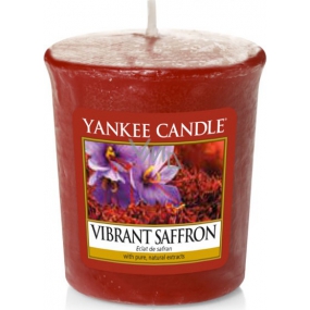 Yankee Candle Vibrant Saffron - Lebendige Safran-Votivkerze 49 g