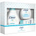 Dove Baby Rich Moisture Reinigungsgel für Körper und Haare für Kinder 200 ml + Körperlotion 200 ml + Creme gegen Wunden 45 g, Kosmetikset