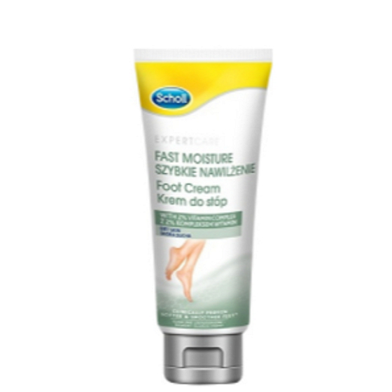 Scholl Expert Care Fast Moisture feuchtigkeitsspendende Fußcreme 75 ml