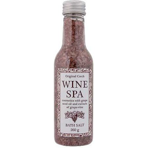 Bohemia Gifts Wine Spa Weinkosmetik Traubenöl und Rebextrakt Badesalz 260 g