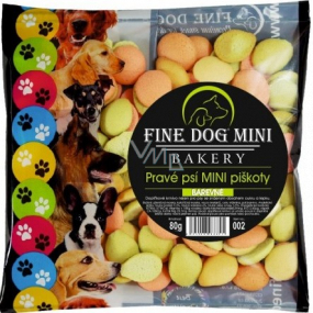 Feiner Hund Mini Echte Hund Mini Kekse farbig 80 g