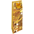 Nekupto Geschenkpapiertüte für eine Flasche 33 x 10 x 9 cm Weihnachten goldenes Glas