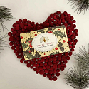English Soap Winter fruit Christmas natürliche parfümierte Toilettenseife mit Sheabutter 190 g