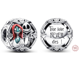 Charms Sterling Silber 925 Tim Burton - The Nightmare Before Christmas, Perle für Weihnachtsarmband