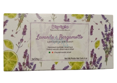 Iteritalia Pflanzliche Seife Lavendel und Bergamotte 3 x 125 g, Geschenkset