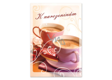 Ditipo Spielkarten Geburtstag Karel Gott - Ich süße meinen Kaffee 224 x 157 mm