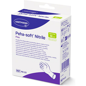 Peha-soft Nitril Einweg-Schutzhandschuhe Größe M, 10 Stk