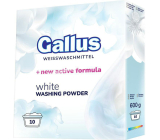 Gallus prací prášek White, 10 dávek, 600g