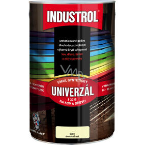 Industrol S2013 universell glänzende Oberfarbe für Metall und Holz, 6003 Elfenbein, 4 l