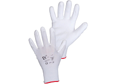 Brita CXS White Arbeits Handschuhe, beschichtet mit Polyurethan, Größe 9, 1 Paar