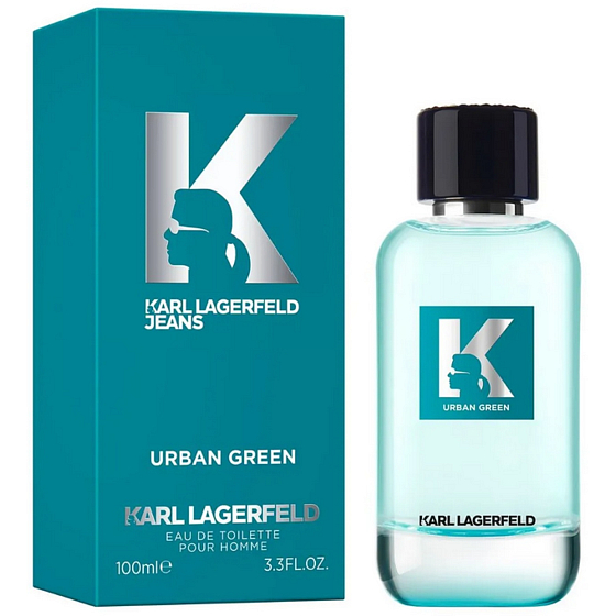 Karl Lagerfeld Jeans Urban Green Eau de Toilette für Männer 100 ml