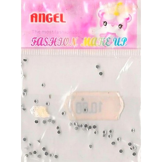 Engel Nageldekorationen Strasssteine Silber 2 g