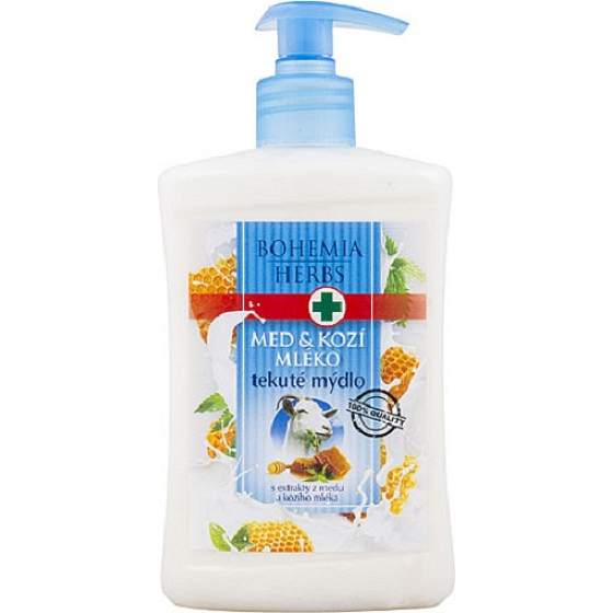 Böhmen Geschenke Honig und Ziegenmilchcreme Flüssigseife 500 ml
