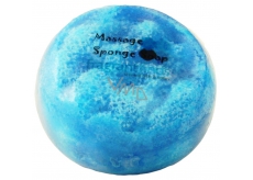 Fragrant Ormani Glycerinseife mit Massageeffekt und einem Schwamm, gefüllt mit dem Duft des Parfums Giorgio Armani in hellblauer Farbe, 200 g