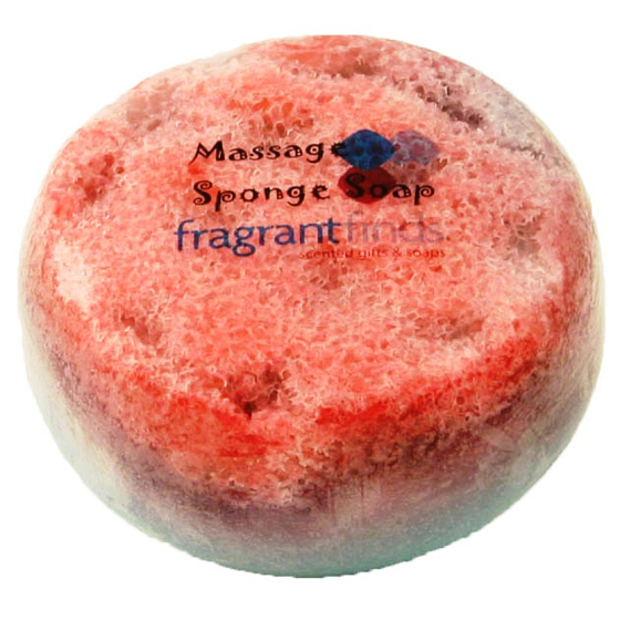 Duftende warme Glycerin-Massageseife mit einem Schwamm, der mit dem Duft von Beyonce Heat-Parfüm in weiß-orange Farbe 200 g gefüllt ist