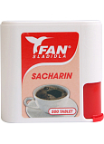 Fan Süßstoffe, Saccharin, Ersatzsüßstoff, 500 Tabletten, 30 g