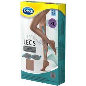 Scholl Light Legs Kompressionsstrumpfhose XL braun 20 Tage beugt Müdigkeit in den Beinen vor und reduziert das Gefühl schwerer Beine
