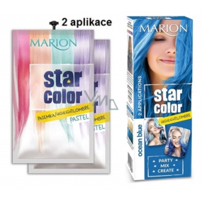 Marion Star Color waschbare Haarfarbe Ocean Blue - Blue Ocean 2 x 35 ml