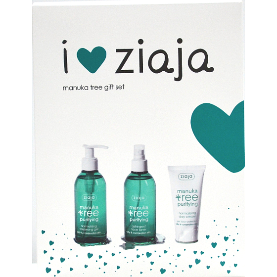 Ziaja Manuka Tree Day Cream 50 ml + Waschgel 200 ml + adstringierendes Tonikum 200 ml, Kosmetikset