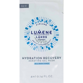 Lumene Source Hydration Moisturizing Regenerating Oxygenating Face Gel Mask für alle Hauttypen 4ml
