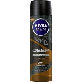 Nivea Men Deep Black Carbon Espresso Antitranspirant Deodorant Spray 150 ml