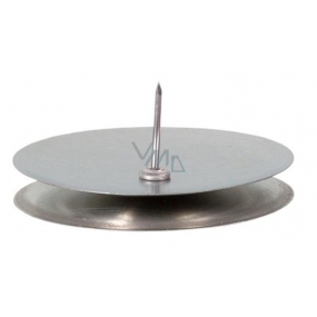 Emocio Candlestick Metall Tisch Silber 5 cm 1 Stück S36