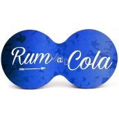 Nekupto Korkuntersetzer Rum und Cola 19 x 9,5 x 0,3 cm