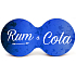 Nekupto Korkuntersetzer Rum und Cola 19 x 9,5 x 0,3 cm