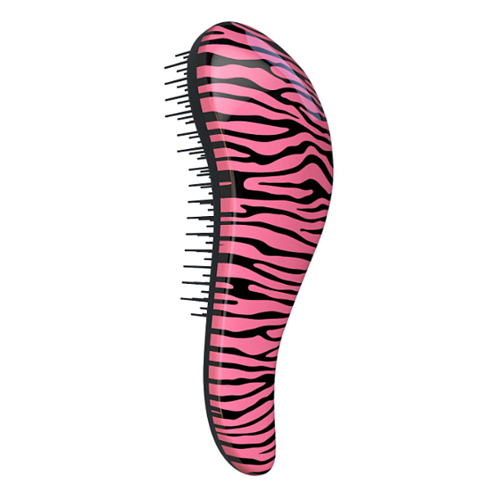 Dtangler Detangling Brush Brush zum einfachen Kämmen von Haaren 18,5 cm Zebra Pink Zebra Pink