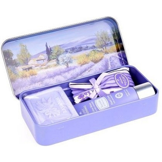 Esprit Provence Lavendelduftbeutel 5 g + Handcreme 30 ml + Toilettenseife 60 g, Kosmetikset
