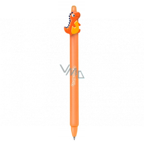 Colorino Gummierter Stift Dinosaurier orange blaue Mine 0,5 mm