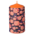 Emocio Angry Pumpkin Kerze orange Zylinder 60 x 110 mm
